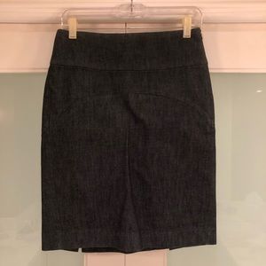 Gap dark denim pencil skirt